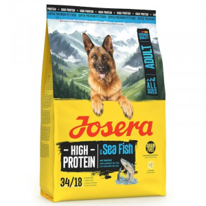 JOSERA HIGH PROTEIN ADULT WITH SEA FISH bezgraudu sausā barība suņiem 3kg